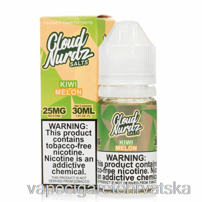 Vape Hrvatska Kiwi Dinja - Cloud Nurdz Soli - 30ml 50mg